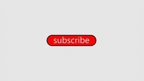 Subscribe and subscribed button, like, notification bell, graphic animation Stock Footage 296272281