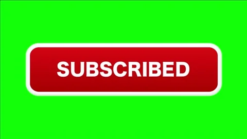 Subscribe Animated Button. Chroma Key Alpha Matte. Flat Graphic for Channel, adv Stock Footage 165171298