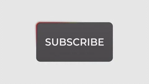 Subscribe Animated Glass Overlay with Alpha Channel Stock Footage 340042750