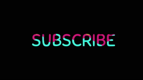 Subscribe Animated Text for Videos Stock Footage 130195747