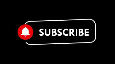 Subscribe Animation Bell Icon Pop Online Video Channel Lower Third Symbol Video stock 201264995