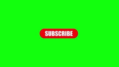 Subscribe animation on green screen background Video stock 335523424