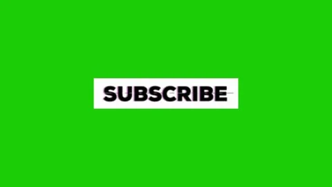 Subscribe animation on green screen 库存影片 334417788