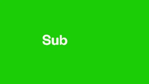 Subscribe animation on green screen 库存影片 334417797