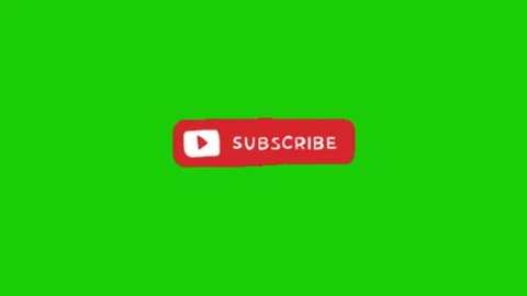 Subscribe animation on green screen Stock-Footage 334417825