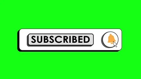 Like subscribe bell animated button like subscribe bell green screen 3d 4k Stock Footage 311873771