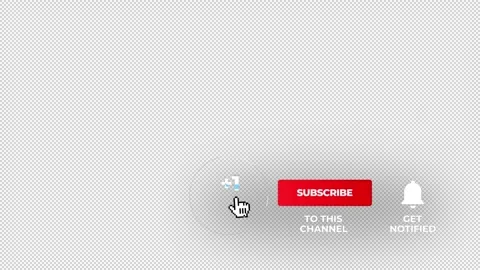 Like, Subscribe, Bell animation Stock Footage 246384095