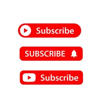 Subscribe, bell button Stock Illustration