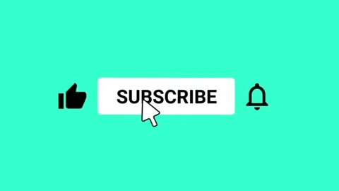 Subscribe Like Bell Button Screen Background Video stock 302938068