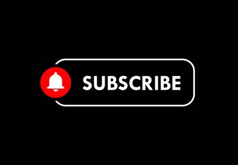 Subscribe Bell Isolated Flat Icon Video Channel Lower Thirds Illustration Web Stock Illustration