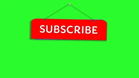 SUBSCRIBE BOARD Swinging on the Wall 動画素材 220055138