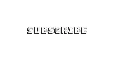 Subscribe bold line popular internet button word Illustrazione stock