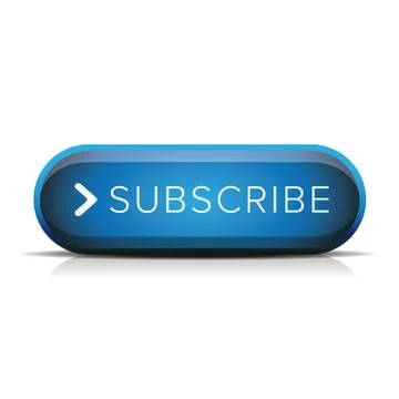 Subscribe burron vector blue Stock Illustration