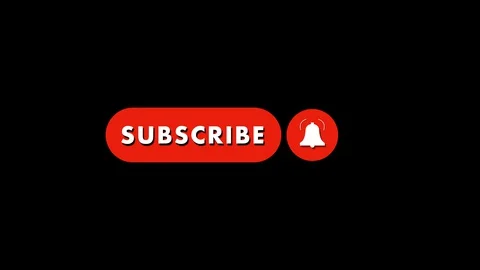 Subscribe Button and Bell with Cool Animation. Stock Footage 128301294