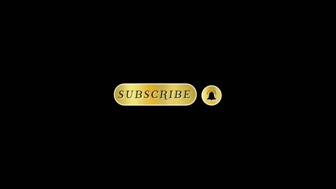 Subscribe Button And Bell With Cool Animation, With Alpha Channel Stock Footage 138826663