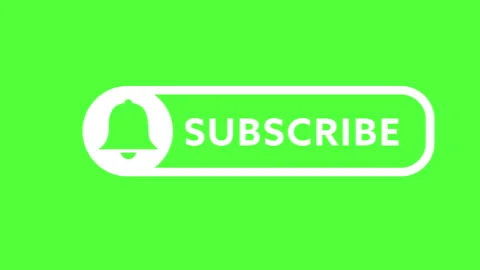 SUBSCRIBE button and bell Stock Footage 247285464