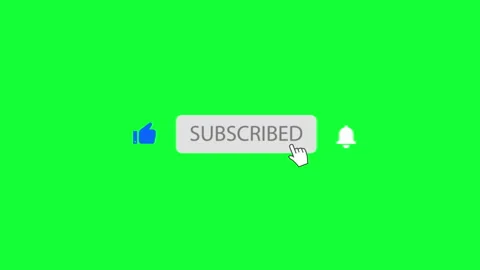 Like Subscribe button and bell icon, channel subscription Stock Footage 313981213