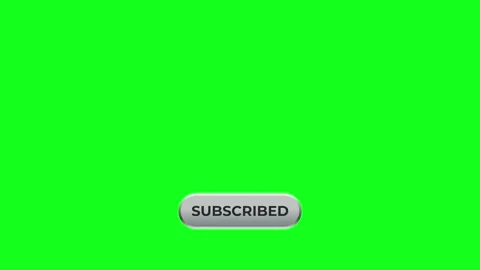 Subscribe Button Up and Clicked to Subscribed with Green Screen Background Stock Footage 321860082