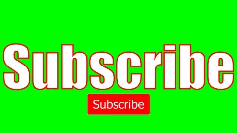 Subscribe Button And Like Icon Animated Motion Graphics 4K Video - Chroma Stock Footage 99697707