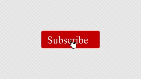 Subscribe Button and For Youtube With Alpha Channel. Stock Footage 204938461