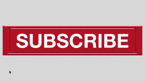 Subscribe button. Animation of a mouse cursor hitting subscribing button Video stock 147552371