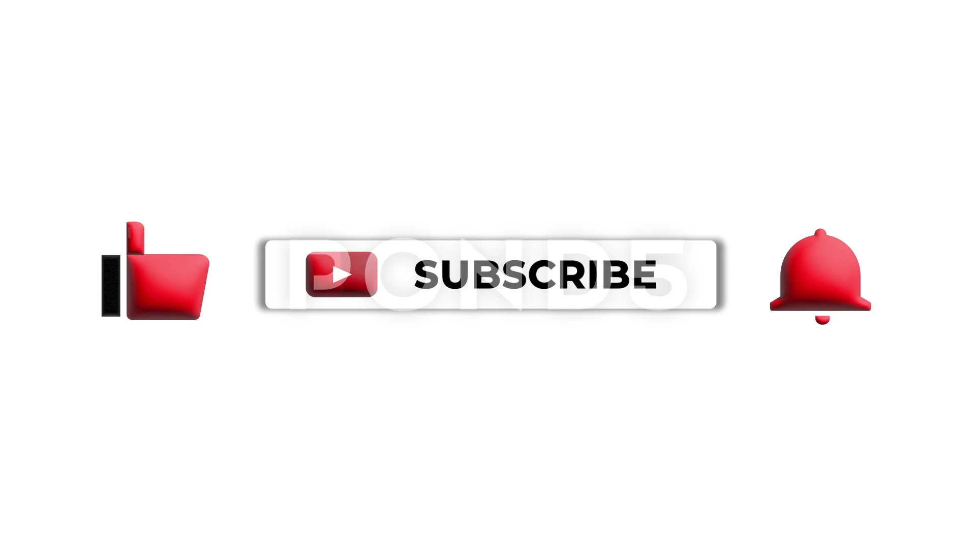 Subscribe Button and Notification Bell Animation by