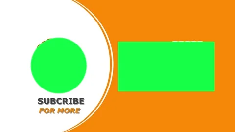 Subscribe Button Animation | Video End Screen Call to Action Motion Graphics Stock Footage 340656291