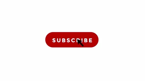 Subscribe button is being click by the cursor and changed color. Subscribe .. Stock Footage 280906915