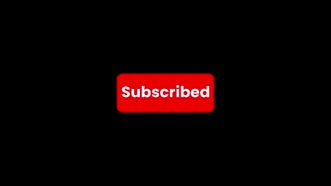 Subscribe button changing to subscribed with mouse click animation Stock Footage 332362040