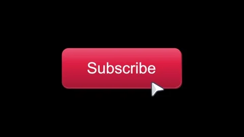 Subscribe Button Click Animation, Subscription UI Motion Graphic, Cursor Cli Stock Footage 336035627