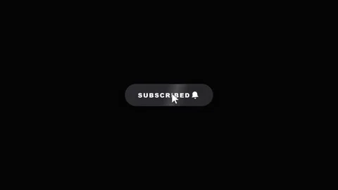 Subscribe Button Click Notification Bell Activation Black Background Vídeo Stock 332695306