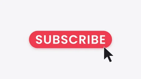 SUBSCRIBE button click text animation Stock Footage 348268581