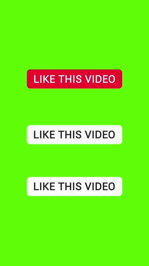 Subscribe Button CTA Pack for Shorts – 3 Variations – 4K Green Screen Stock Footage 324942251