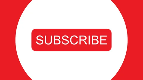 Subscribe button with flying dots Stock Footage 133839543