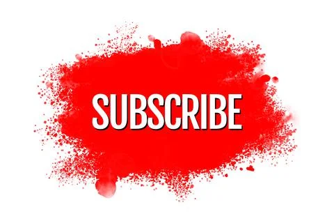 Subscribe button, graphic design element Stock Illustration