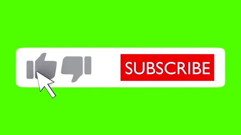subscribe button on a green background | Stock Video | Pond5