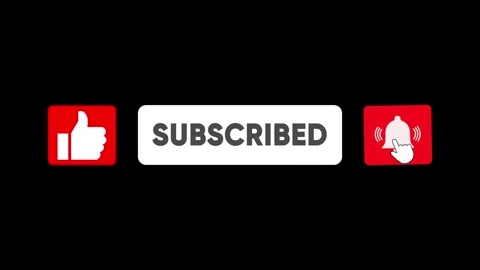 SUBSCRIBE Button Green Screen. Editorial... | Stock Video | Pond5