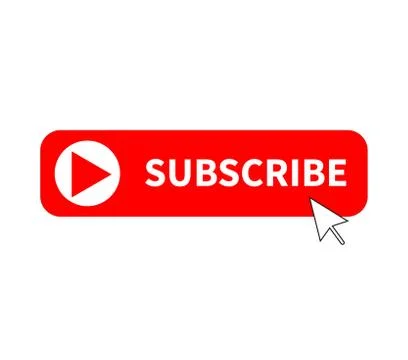 Subscribe button icon on white background. flat style.  subscribe symbol. Stock Illustration