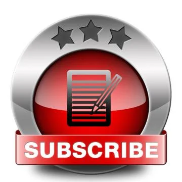 Subscribe button Stock Illustration
