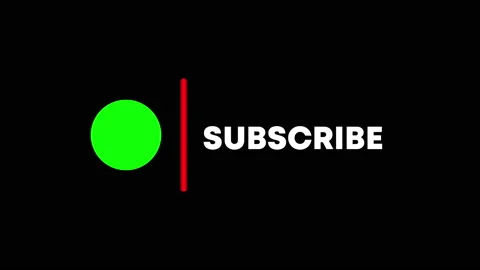Subscribe Button. Motion Graphics. Subscribe on green Background Stock Footage 145278585