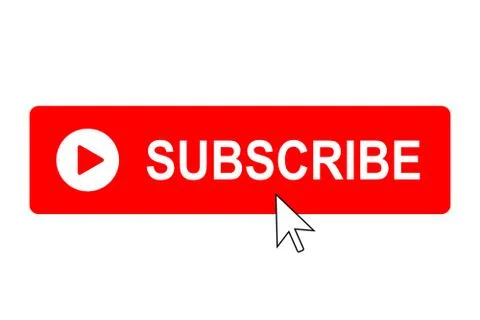 Subscribe button with mouse pointer. Stock-Illustration