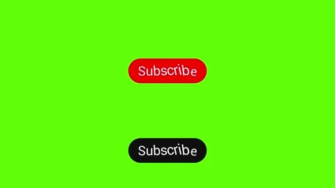 Subscribe Button with Notification Options Animation | 4K Green Screen Stock Footage 324554702
