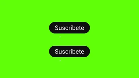 Subscribe Button Pack Spanish Text Black – 4K Green Screen Stock Footage 325654237
