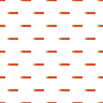 Subscribe button pattern displaying social media engagement Stock Illustration