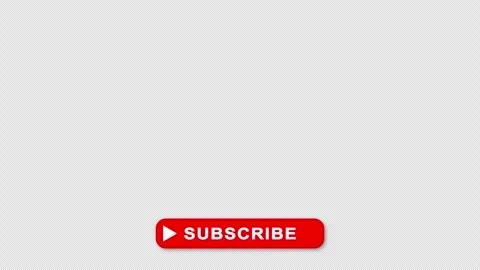 Subscribe Button Pop Up Animation with Alpha Channel Stock Footage 335718820