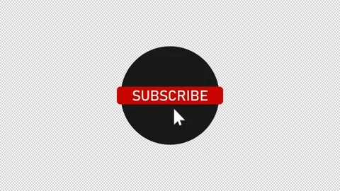 Subscribe Button, Like, Share and Comment with Cool animation, Alpha Channel 스톡 동영상 164932489