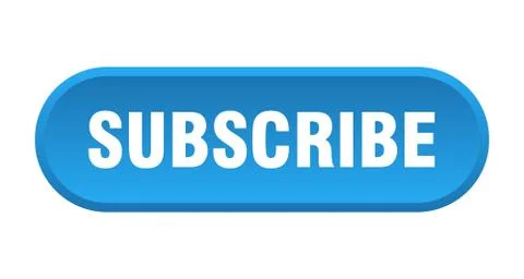 Subscribe button. subscribe rounded blue sign. subscribe Stock Illustration