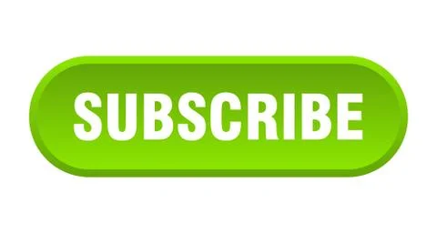 Subscribe button. subscribe rounded green sign. subscribe Stock Illustration