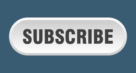 Subscribe button. subscribe rounded white sign. subscribe Stock Illustration