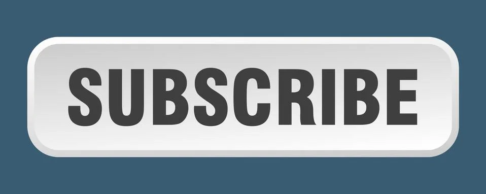Subscribe button. subscribe square 3d push button Stock Illustration
